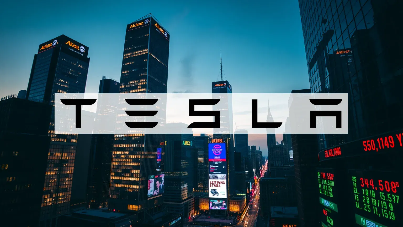 Tesla Aktie - Beitragsbild
