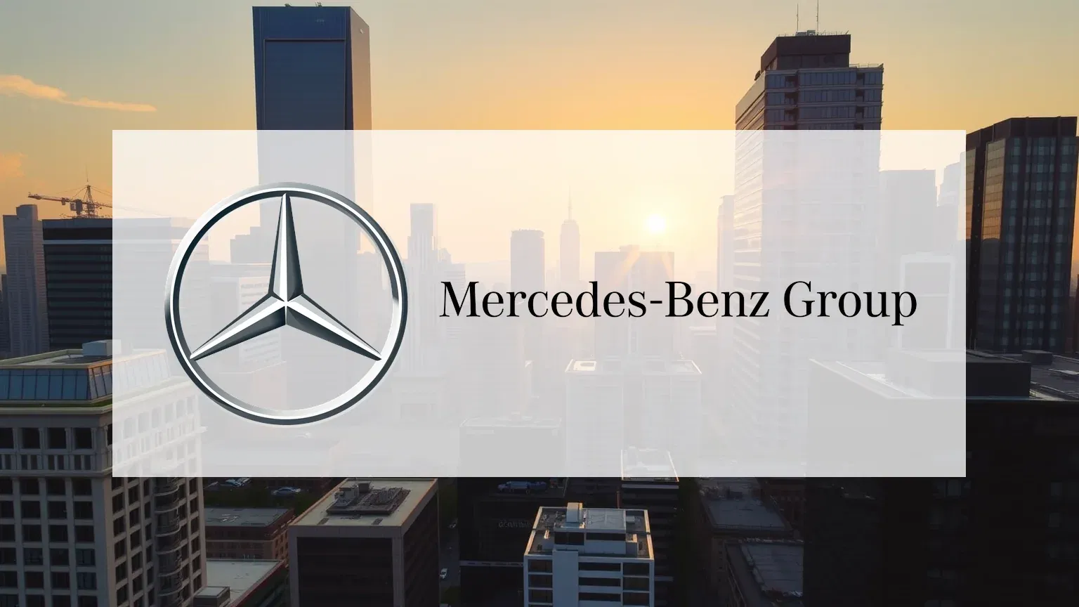 Mercedes-Benz Aktie - Beitragsbild