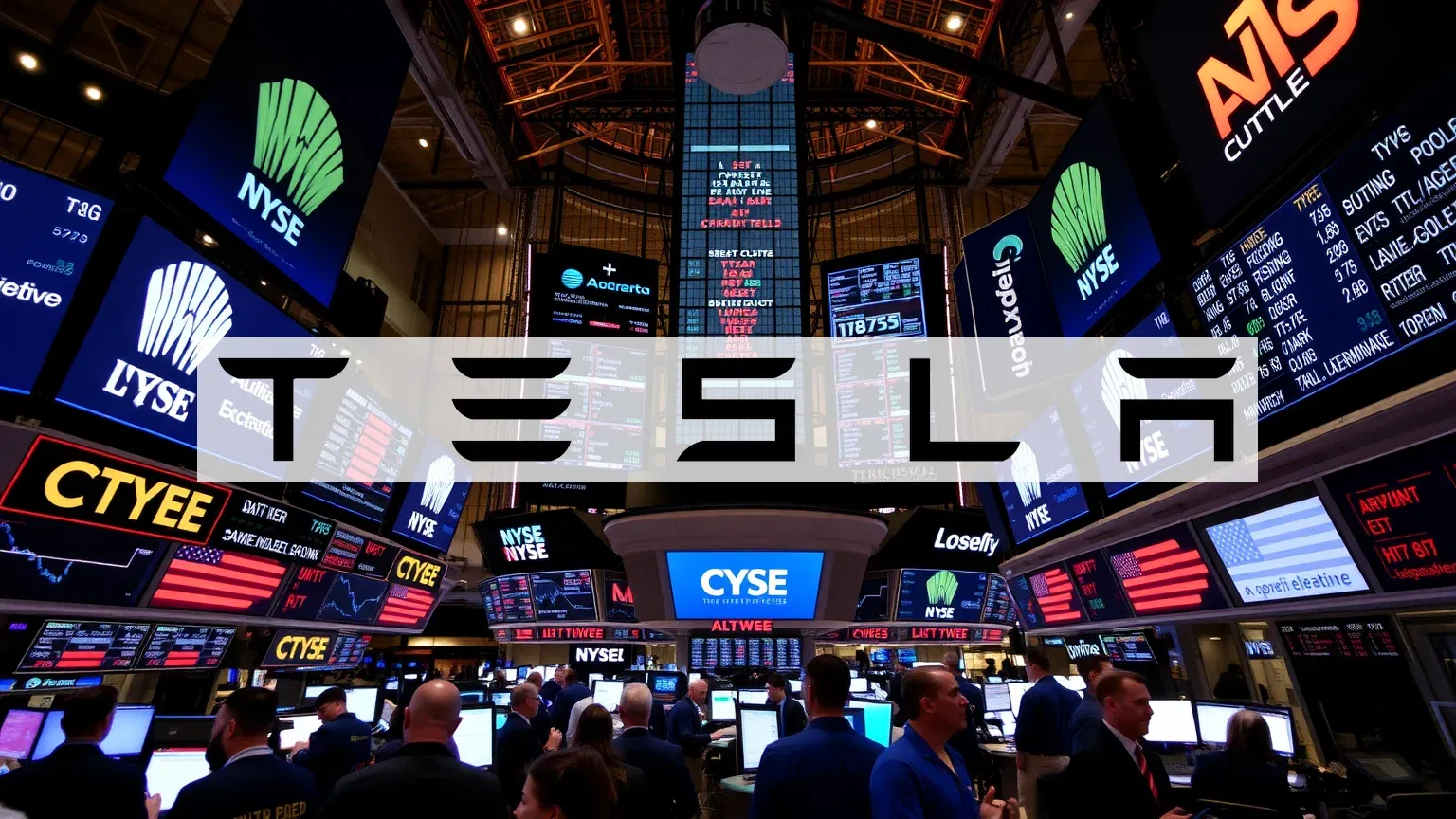 Tesla Aktie - Beitragsbild