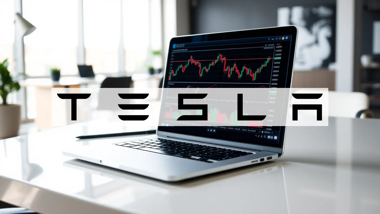 Tesla Aktie - Beitragsbild