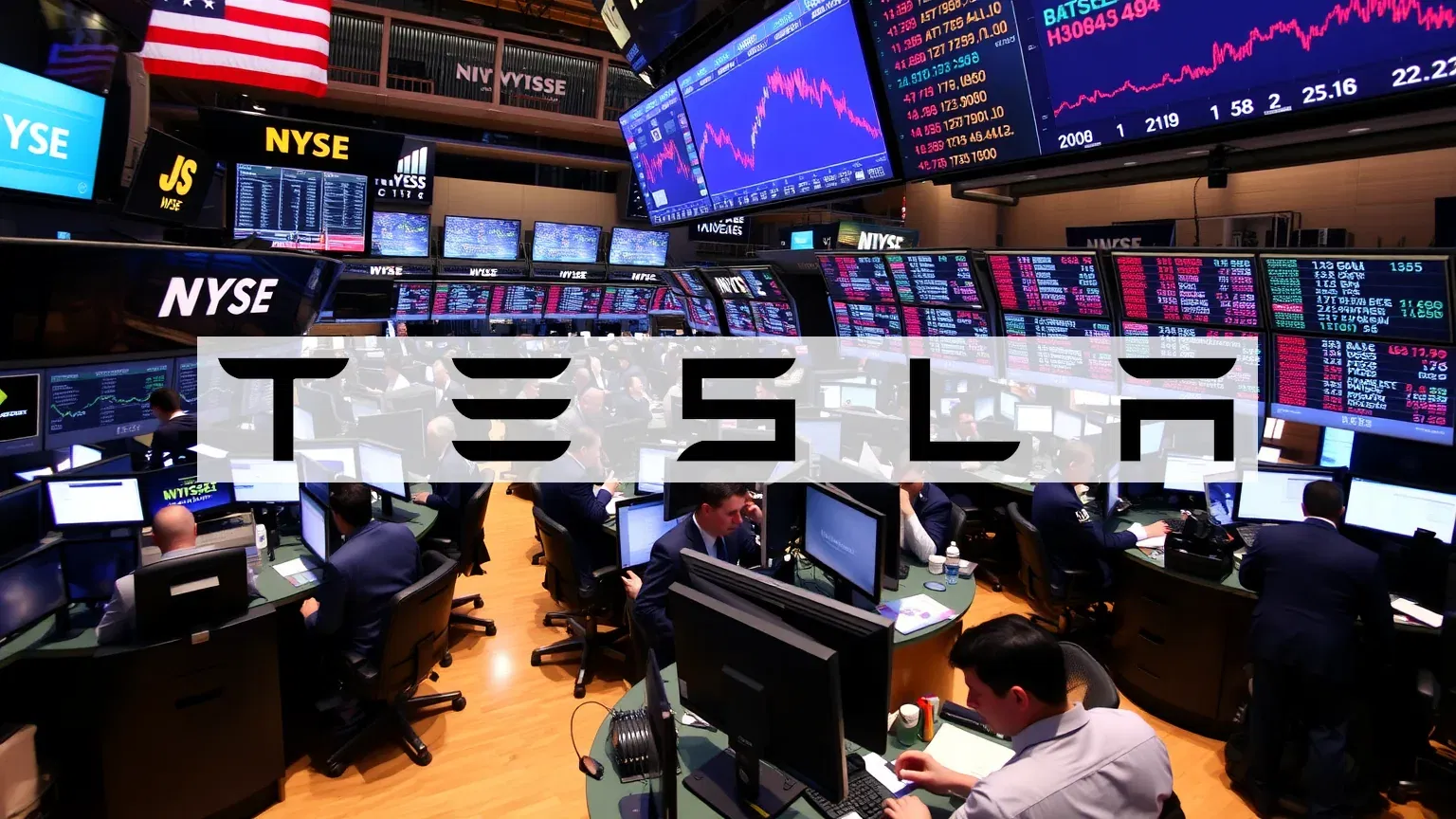Tesla Aktie - Beitragsbild